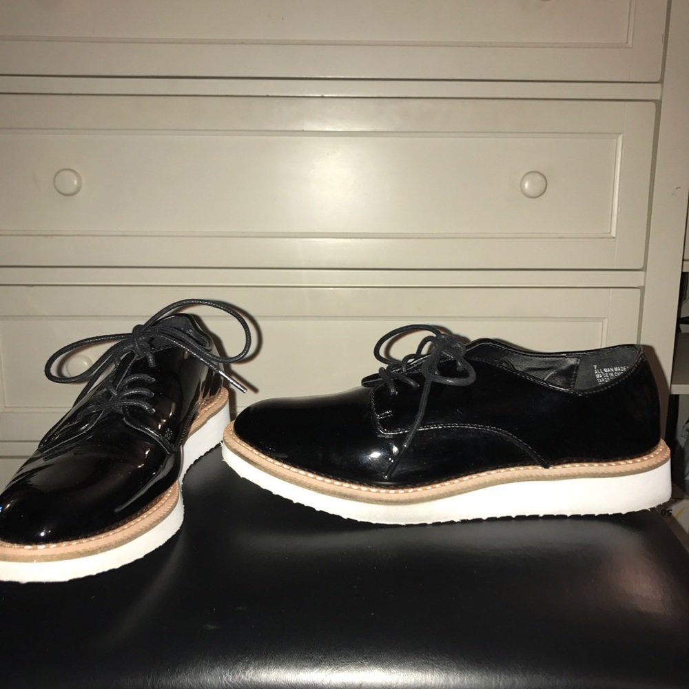 A New Day cute faux leather oxfords